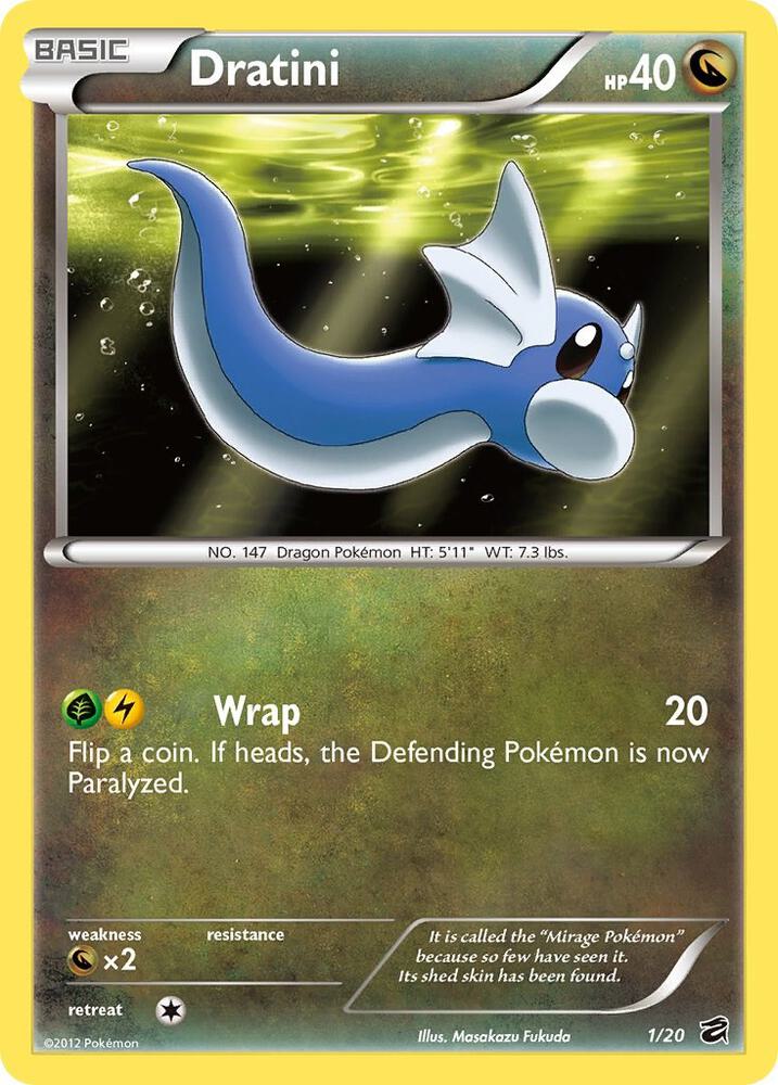 Pokemon Dratini 1/20 Dragon Vault