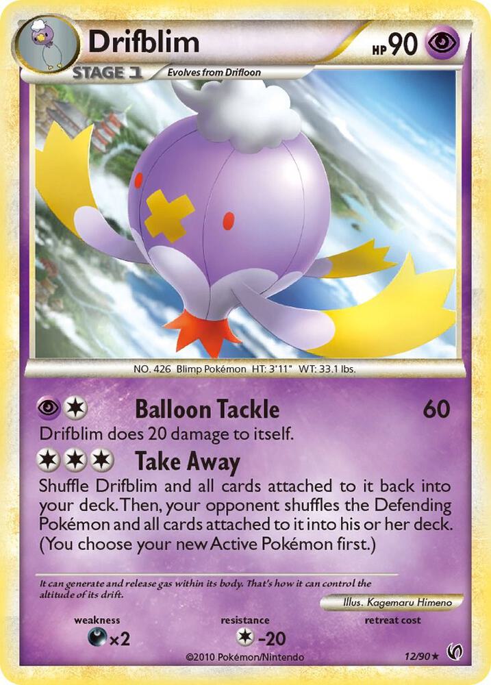 Pokemon Drifblim 12/90 Undaunted