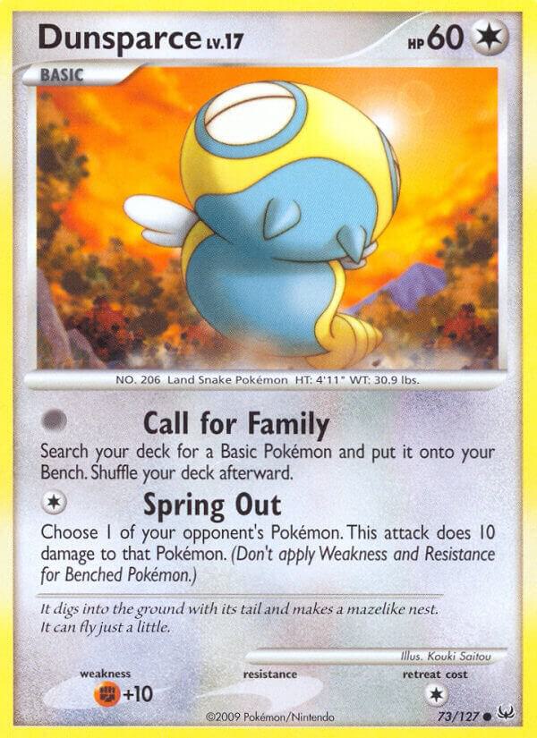 Pokemon Dunsparce 73/127 Platinum