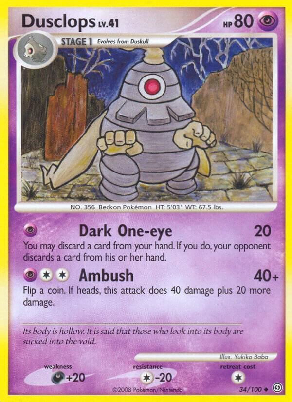 Pokemon Dusclops 34/100 Stormfront