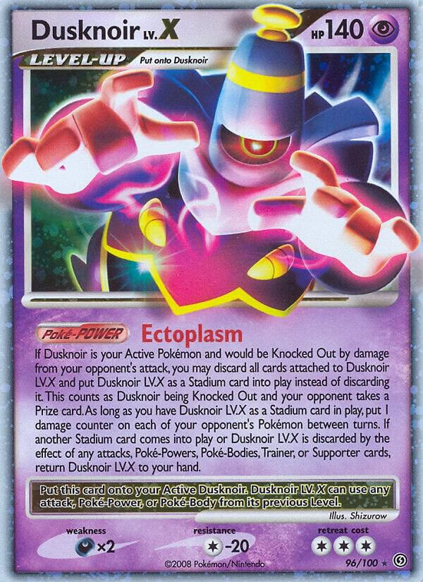 Pokemon Dusknoir LV.X 96/100 Stormfront