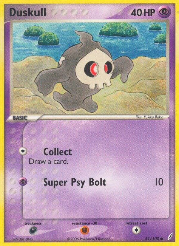 Pokemon Duskull 51/100 Crystal Guardians
