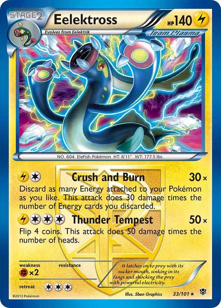 Pokemon Eelektross 33/101 Plasma Blast
