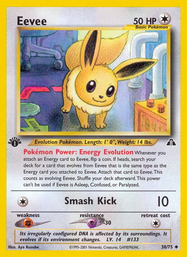 Pokemon Eevee 38/75 Neo Discovery