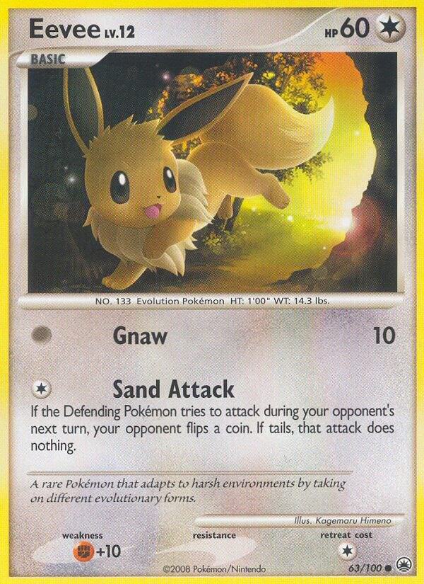 Pokemon Eevee 63/100 Majestic Dawn