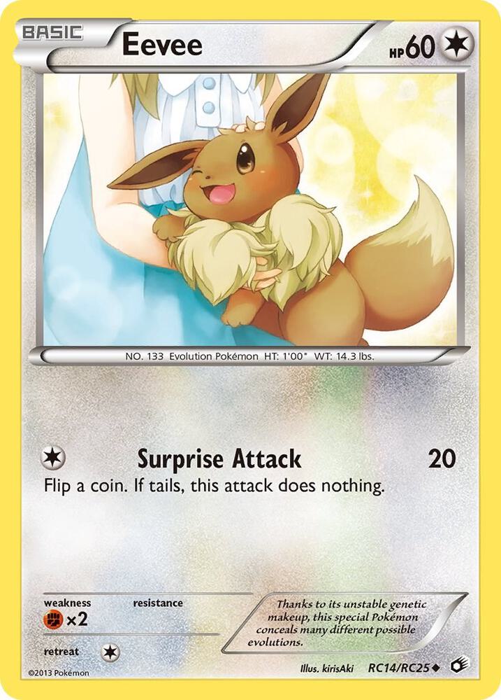 Pokemon Eevee RC14/RC25 Legendary Treasures