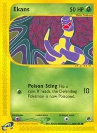 Pokemon Ekans 108/165 Expedition Base Set