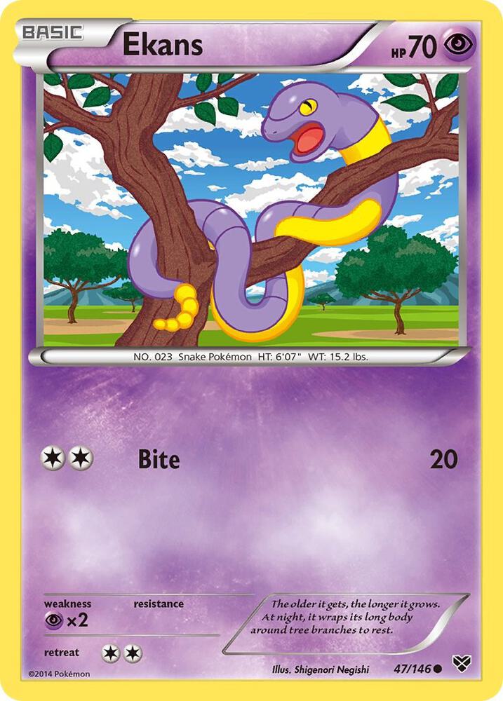 Pokemon Ekans 47/146 XY