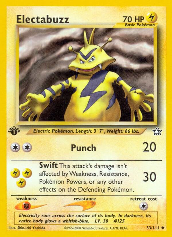 Pokemon Electabuzz # 33 Neo Genesis