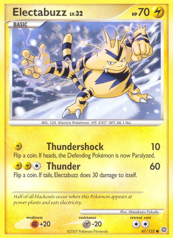 Pokemon Electabuzz 87/132 Secret Wonders