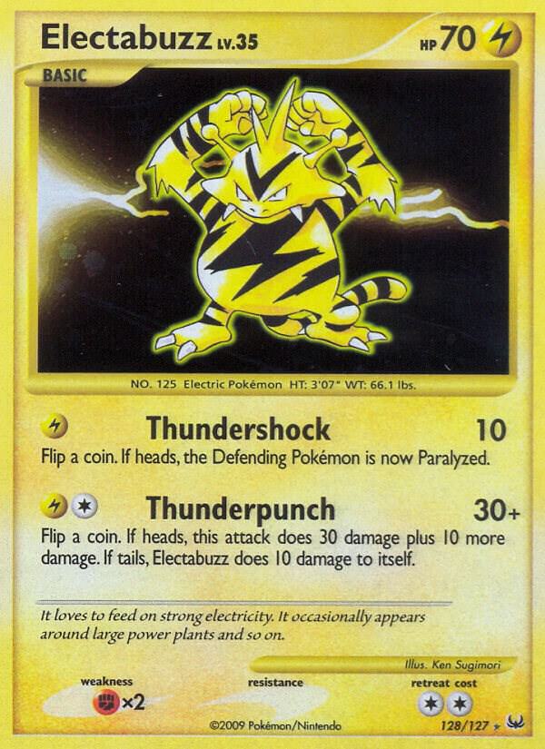 Pokemon Electabuzz 128/127 Platinum