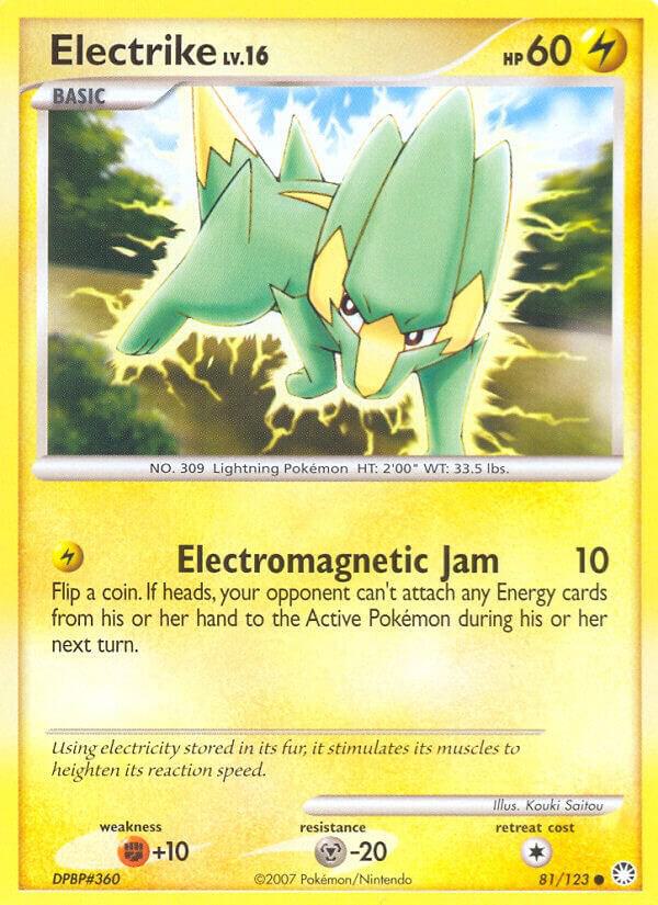 Pokemon Electrike 81/123 Mysterious Treasures