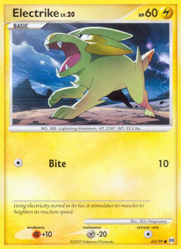 Pokemon Electrike 63/99 Arceus