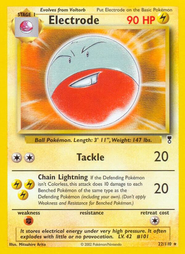 Pokemon Electrode 22/110 Legendary Collection