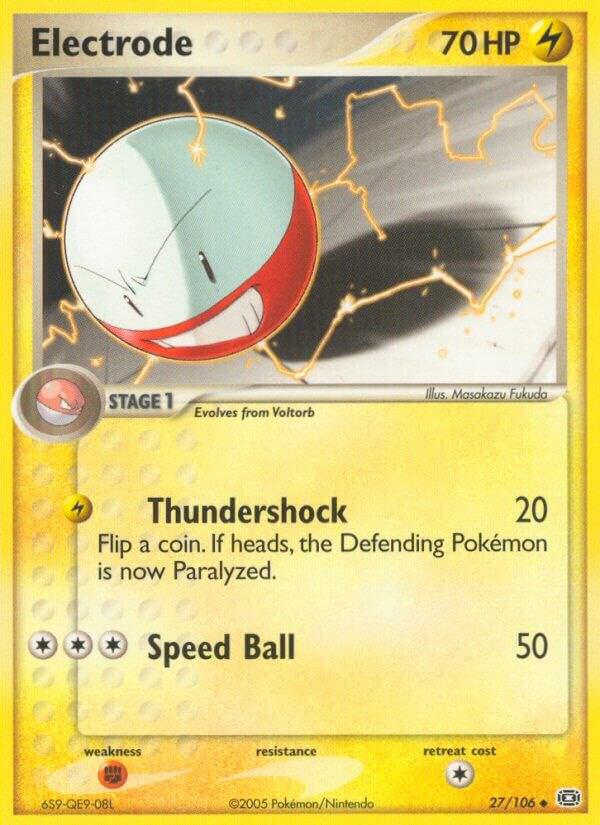 Pokemon Electrode 27/106 Emerald