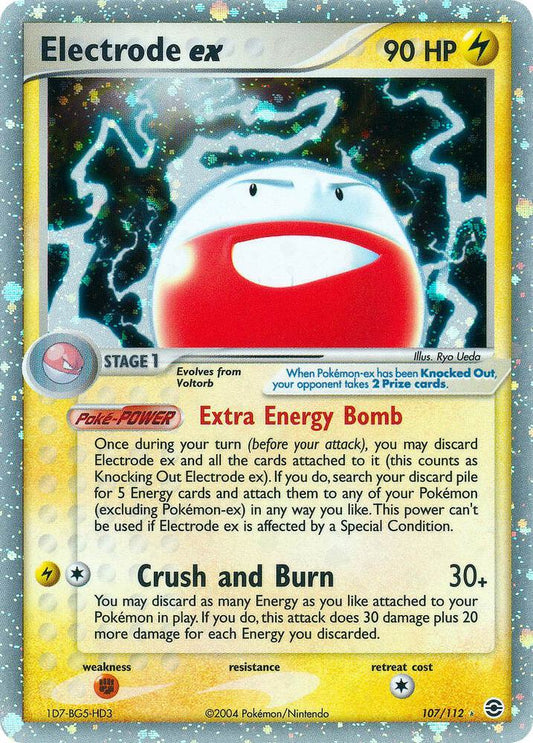 Pokemon Electrode ex 107/112 FireRed & LeafGreen