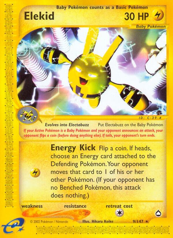 Pokemon Elekid 9/147 Aquapolis