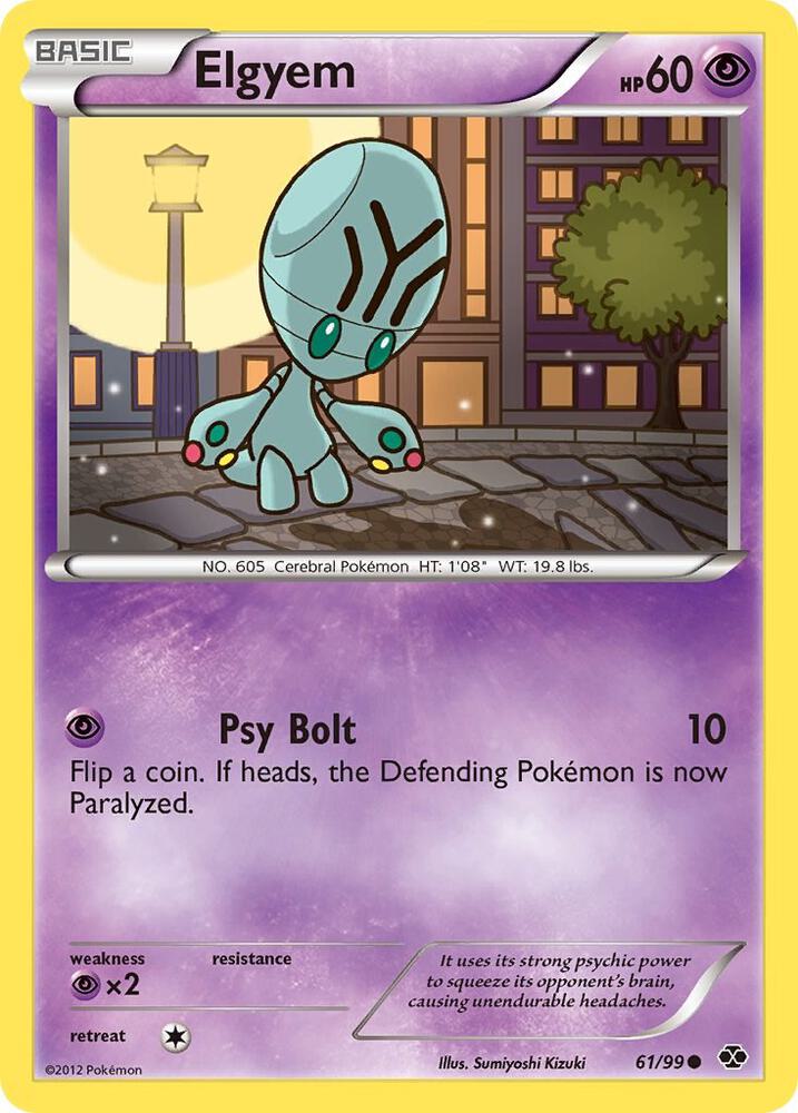 Pokemon Elgyem 61/99 Next Destinies