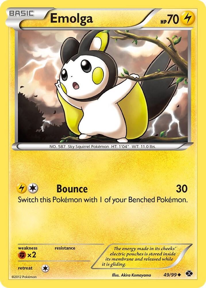 Pokemon Emolga 49/99 Next Destinies