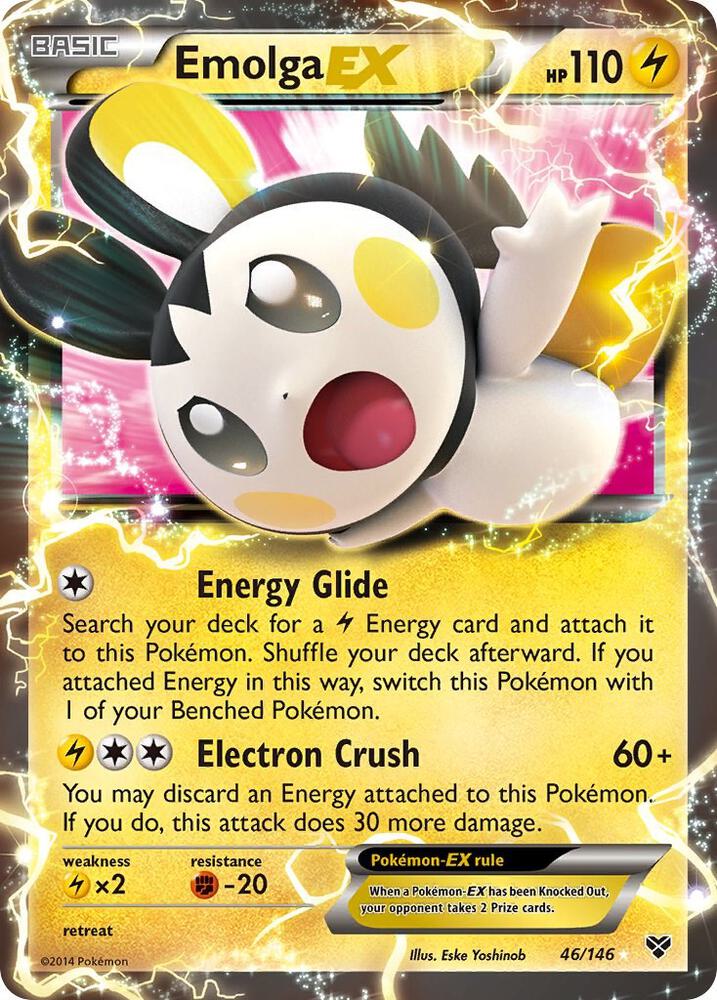 Pokemon Emolga EX 143/146 XY