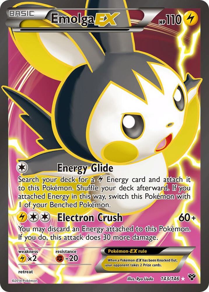 Pokemon Emolga EX 46/146 XY