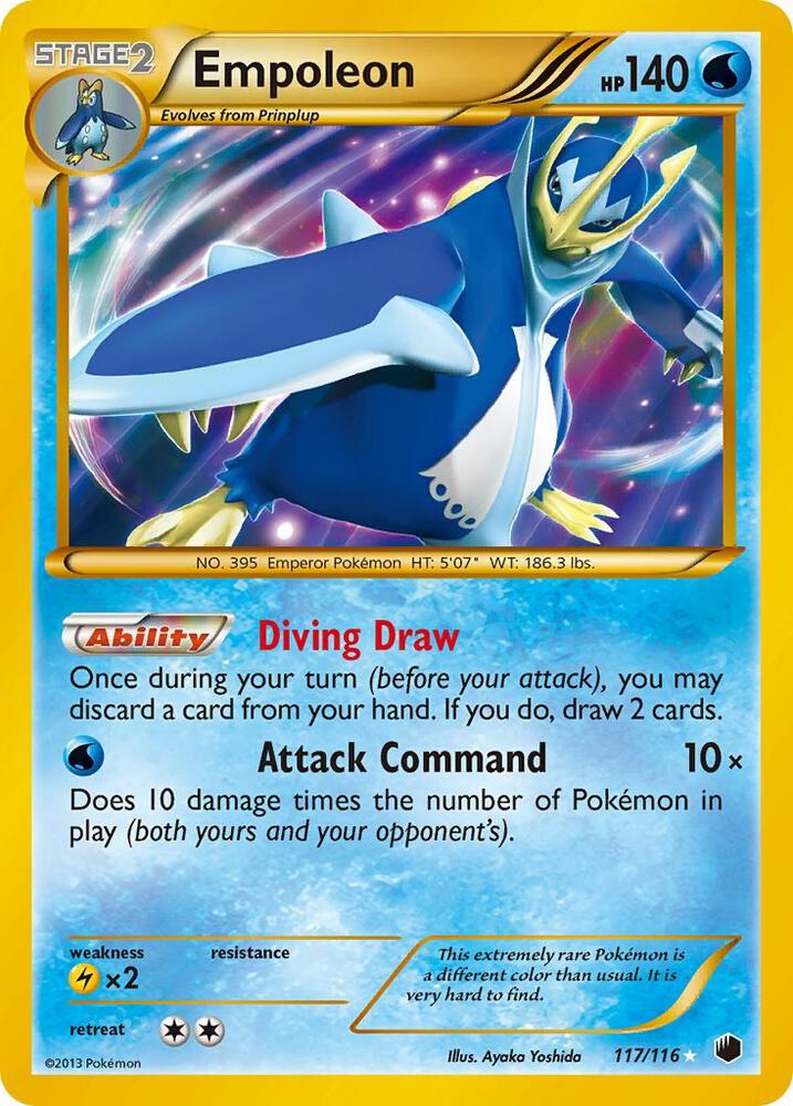 Pokemon Empoleon 117/116 Plasma Freeze