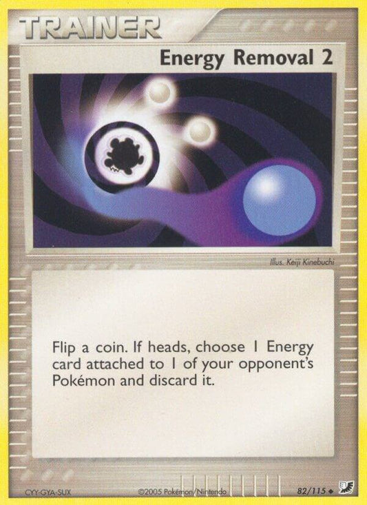 Pokemon Energy Removal 2 82/115 Unseen Forces