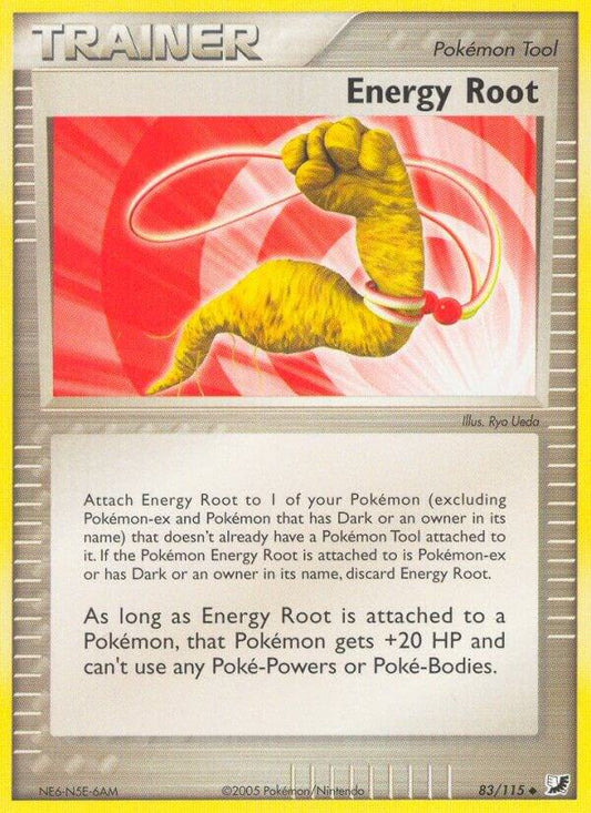 Pokemon Energy Root 83/115 Unseen Forces