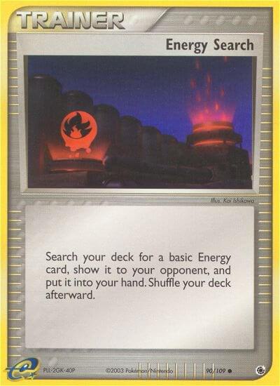 Pokemon Energy Search 90/109 EX Ruby & Sapphire