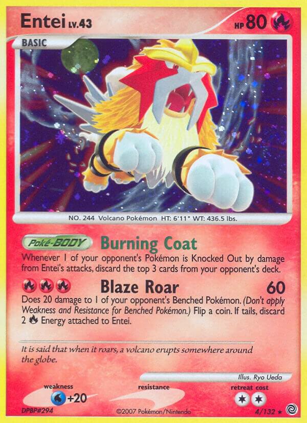 Pokemon Entei 4/132 Secret Wonders