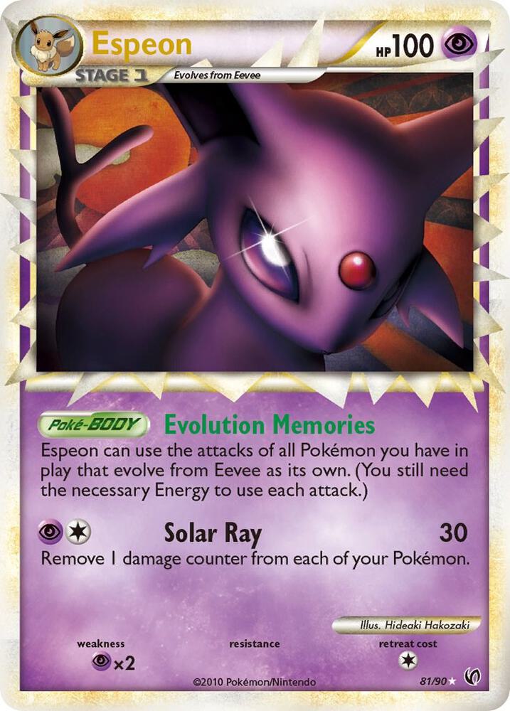Pokemon Espeon Prime 81/90 Undaunted