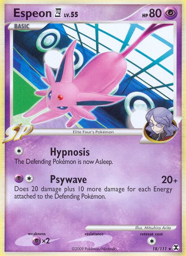 Pokemon Espeon E4 18/111 Rising Rivals