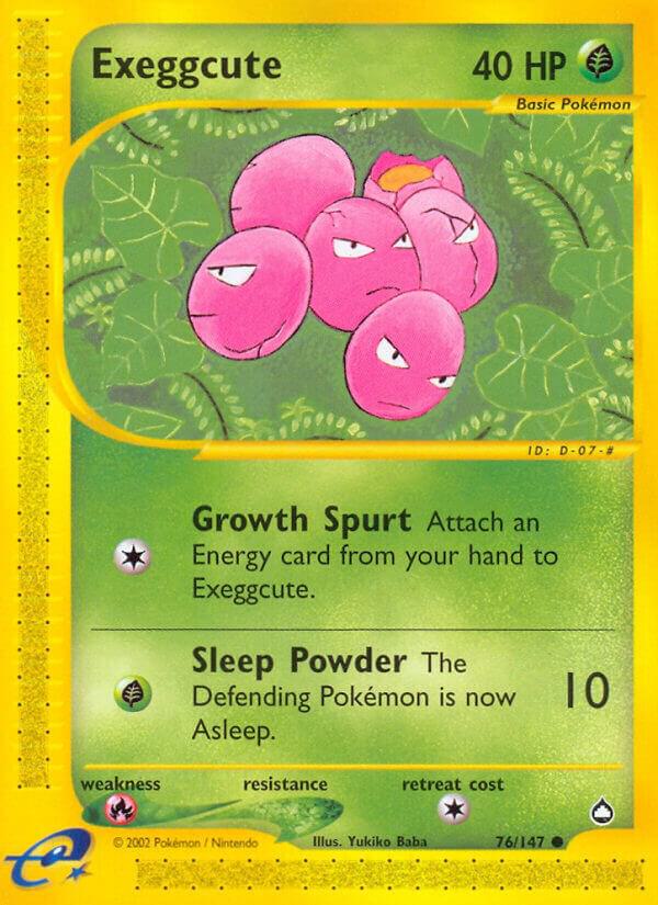 Pokemon Exeggcute 76/147 Aquapolis