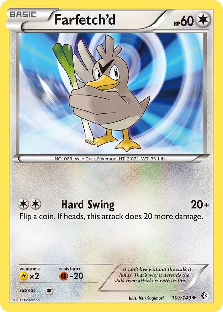 Pokemon Farfetch'd 107/149 Boundaries Crossed