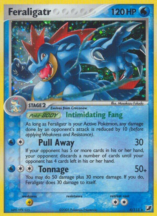 Pokemon Feraligatr 4/115 Unseen Forces