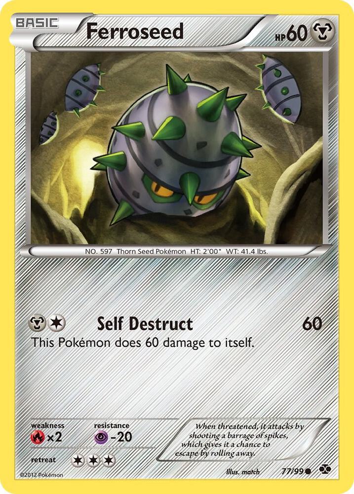 Pokemon Ferroseed 77/99 Next Destinies