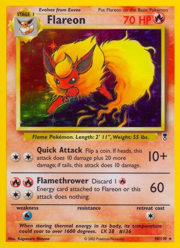 Pokemon Flareon 10/110 Legendary Collection