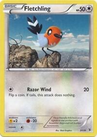 Pokemon Fletchling 31/39 Kalos Starter Set