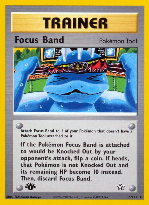 Pokemon Focus Band # 86 Neo Genesis