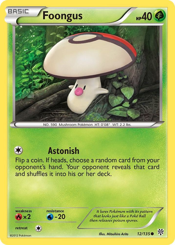 Pokemon Foongus 12/135 Plasma Storm