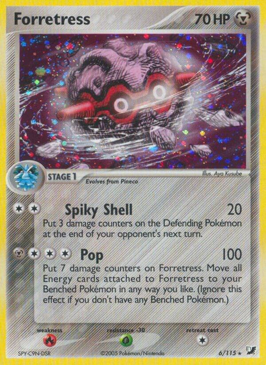 Pokemon Forretress 6/115 Unseen Forces