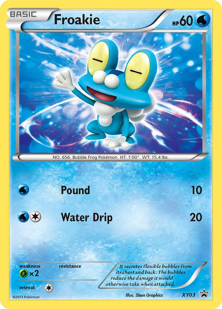 Pokemon Froakie XY03 XY Black Star Promos