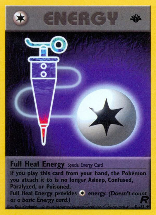 Pokemon Full Heal Energy #81 Team Rocket