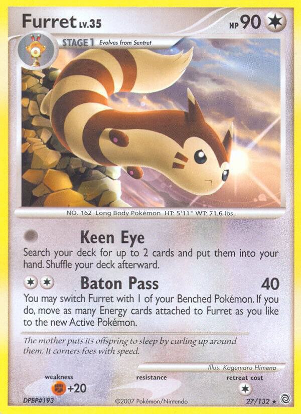 Pokemon Furret 27/132 Secret Wonders