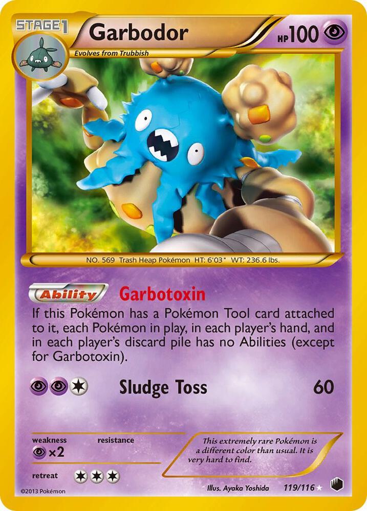 Pokemon Garbodor 119/116 Plasma Freeze