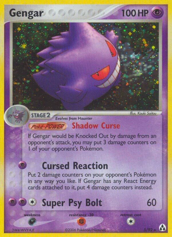 Pokemon Gengar 5/92 Legend Maker