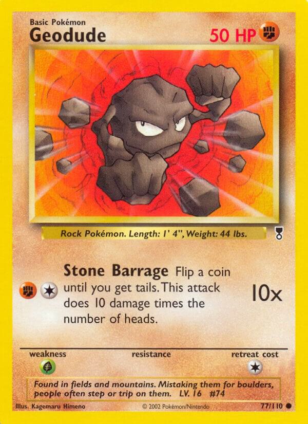 Pokemon Geodude 77/110 Legendary Collection