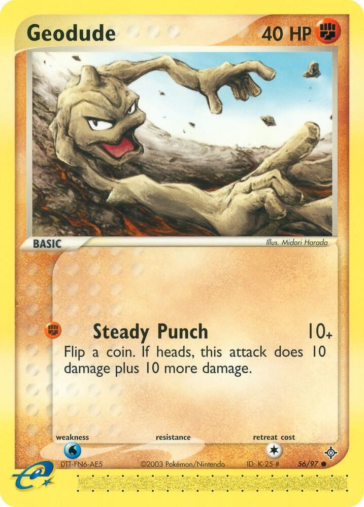 Pokemon Geodude 56/100 Dragon