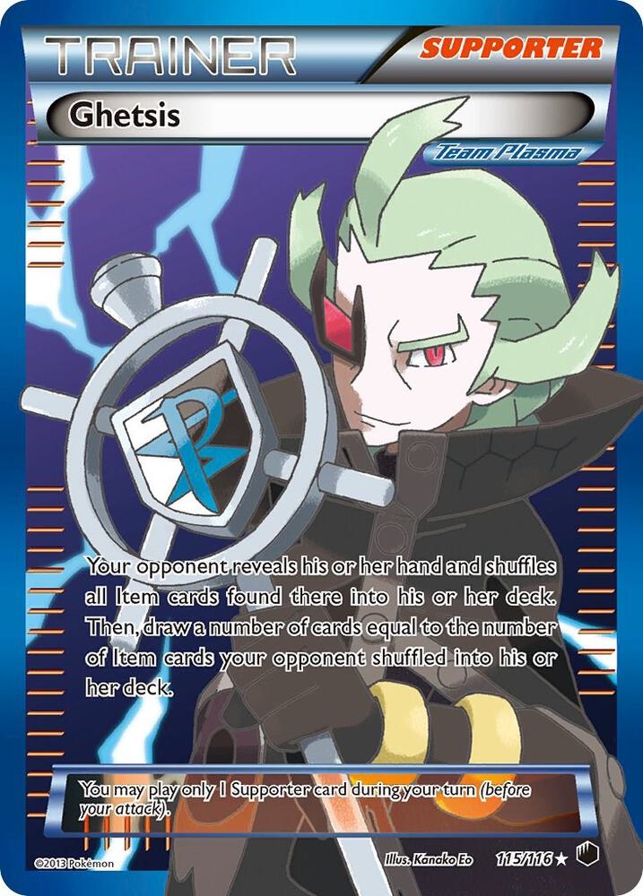 Pokemon Ghetsis 115/116 Plasma Freeze