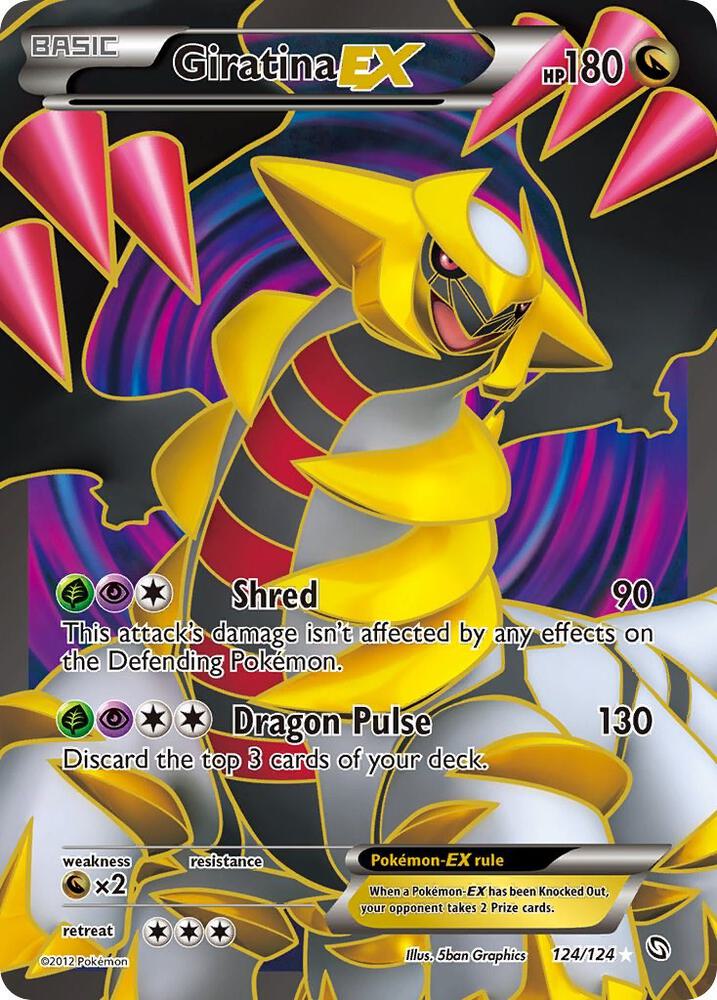 Pokemon Giratina EX 124/124 Dragons Exalted